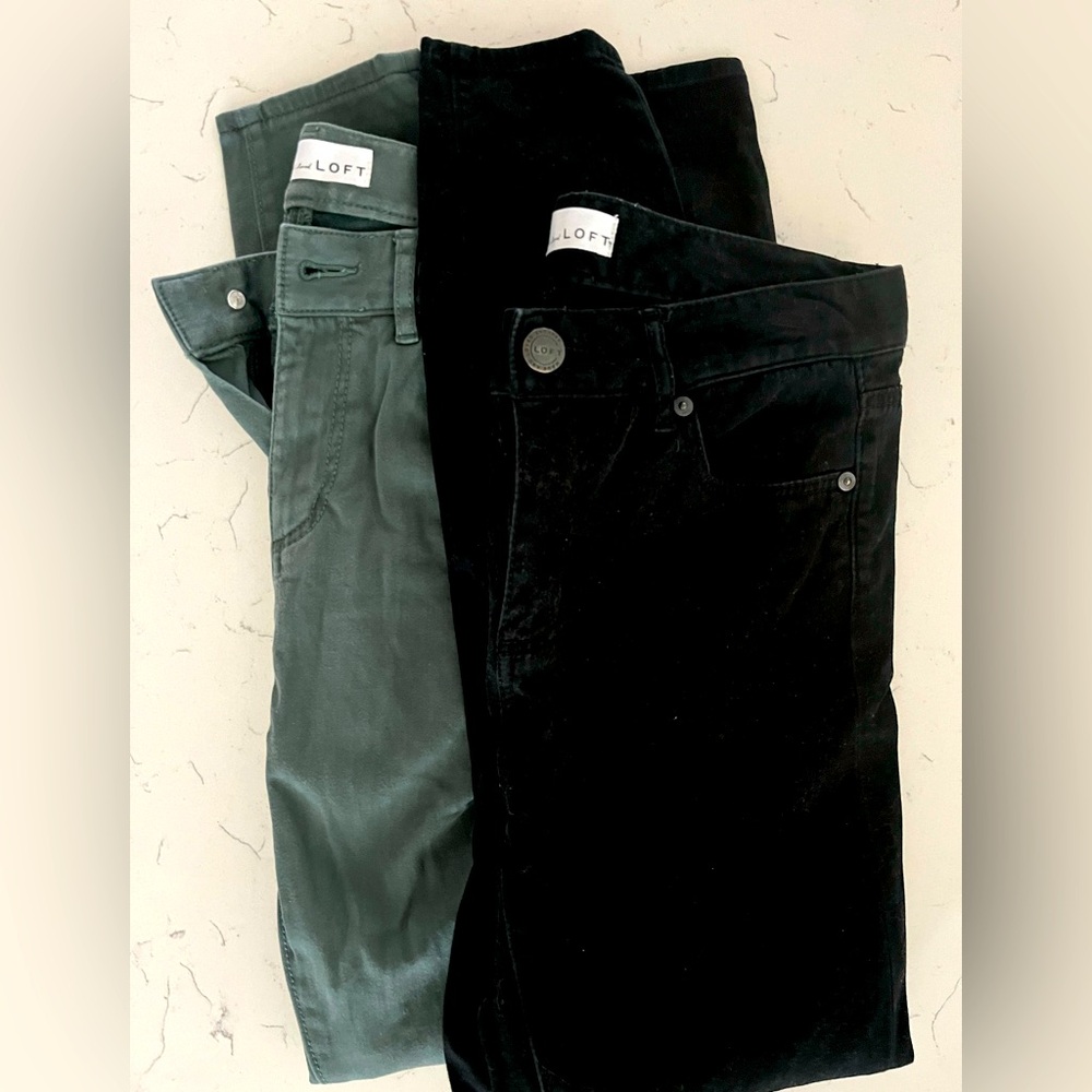 Loft skinny khakis